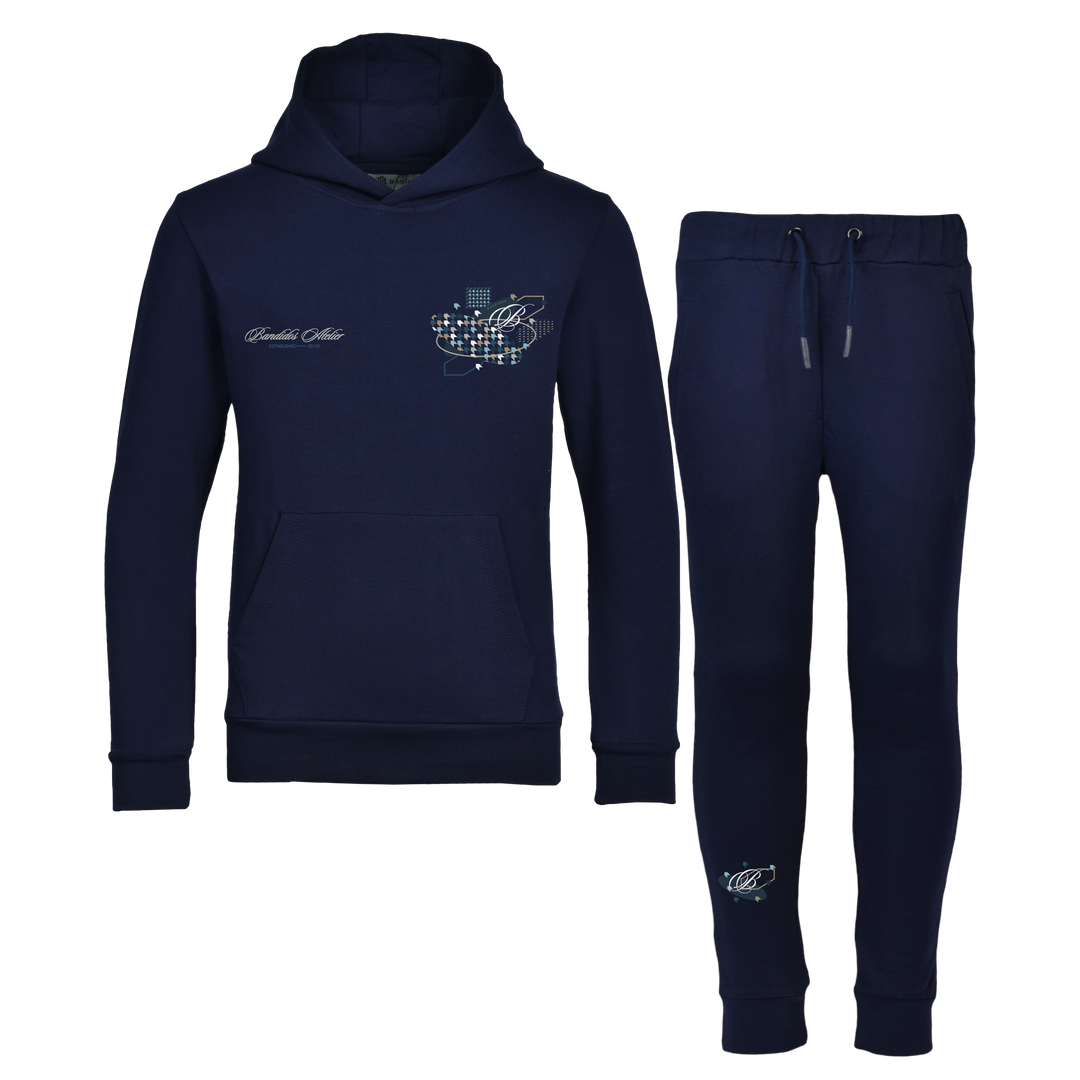 Vector Navy - Kid's Hoodie Tracksuit
