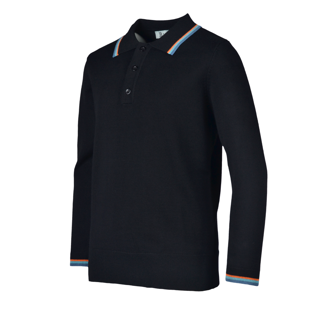 Kid's Trim Long Sleeve Polo