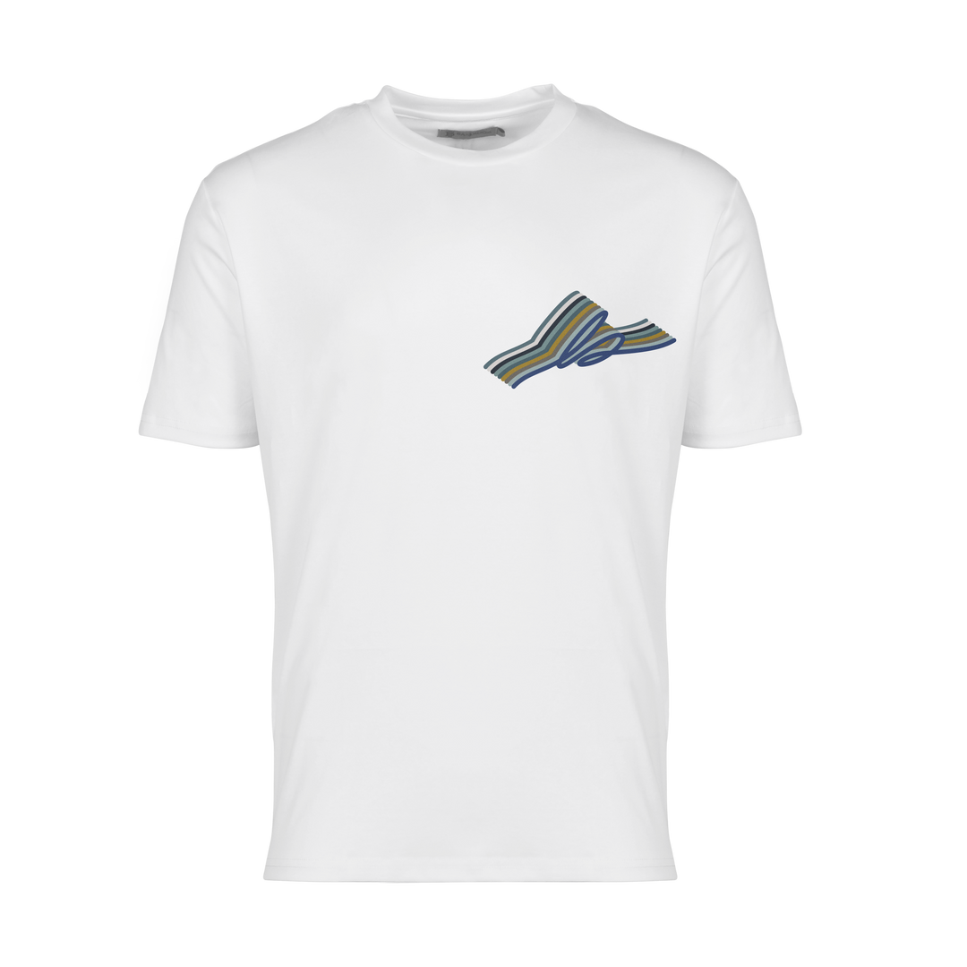 Autograph Navy Gold Chest - Men's T-Shirt
