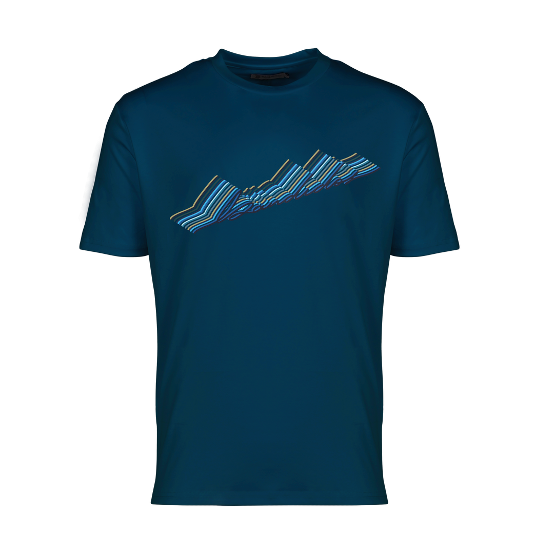 Autograph Navy Script - Men's T-shirt & Swim Short Set