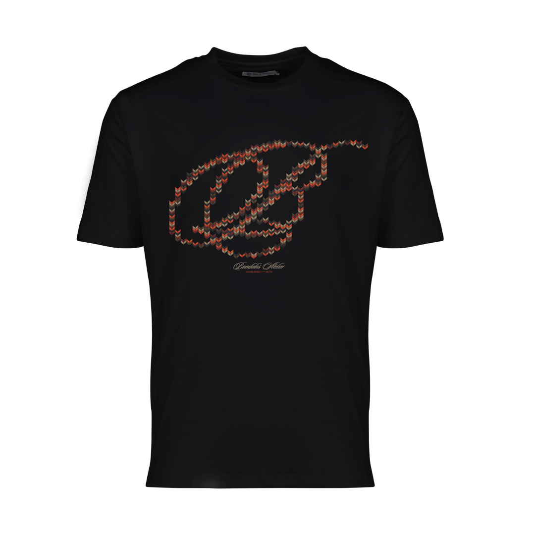 Crochet B Maroon - Men's T-Shirt