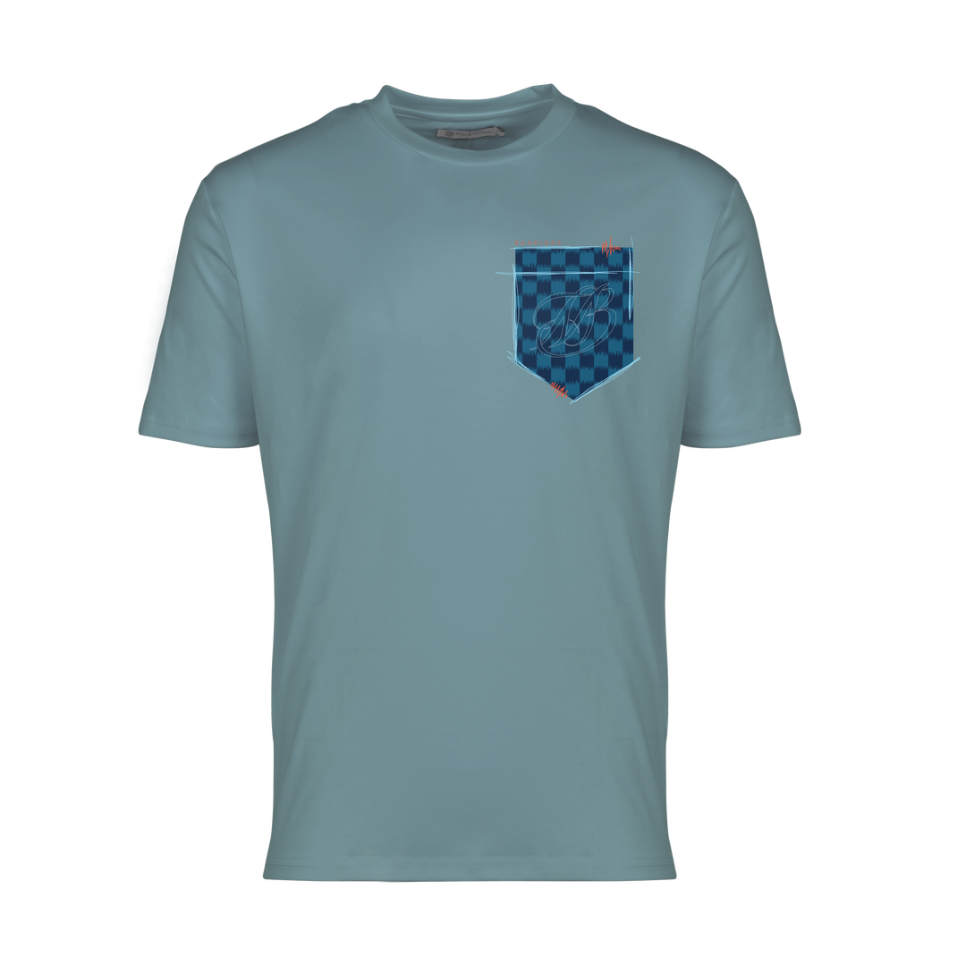 Check Pocket - Men's T-Shirt