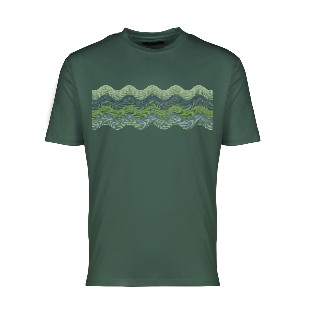 Dot Waves Bali Bar - Men's T-Shirt & Swim Short Set