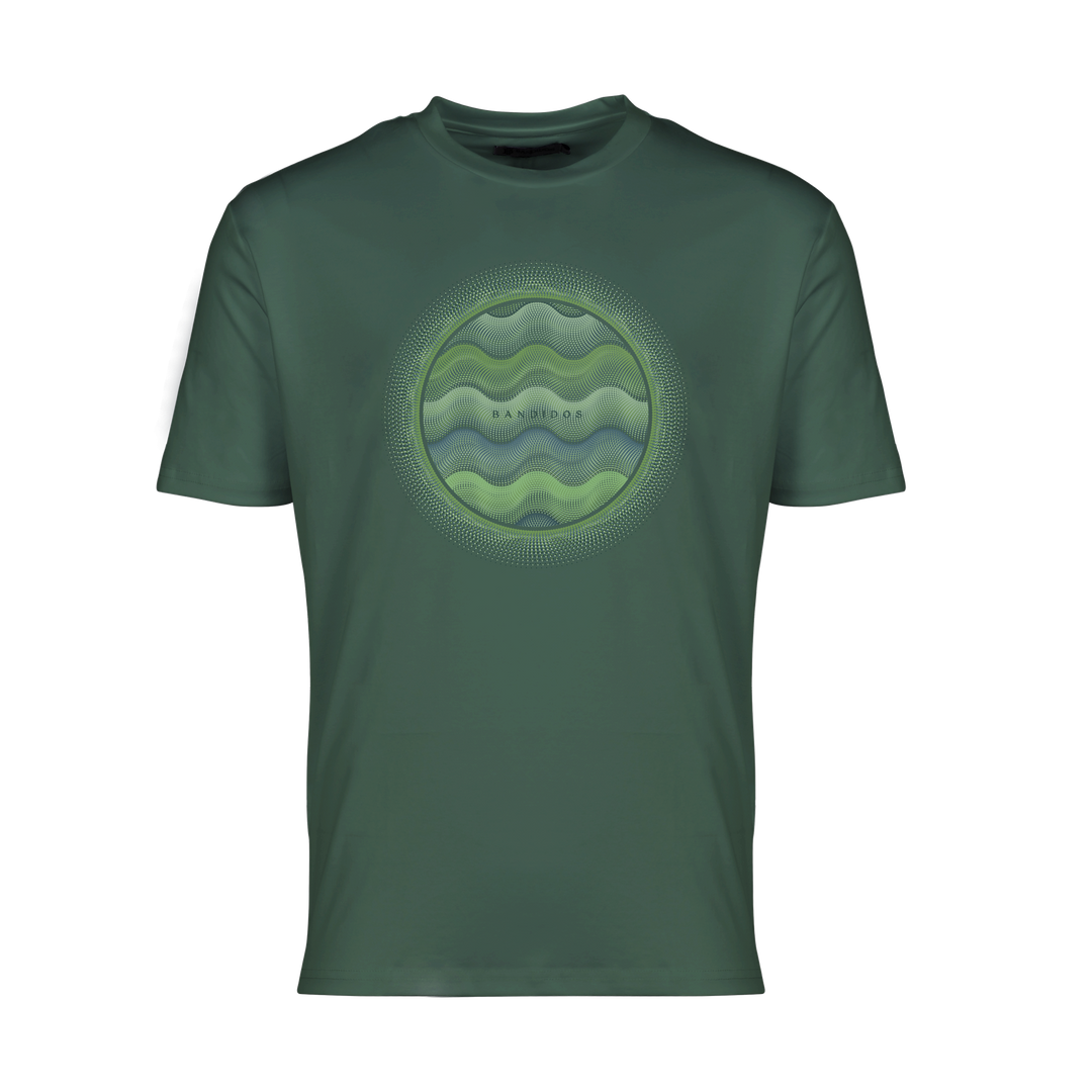 Dot Waves Bali Orb - Men's T-Shirt
