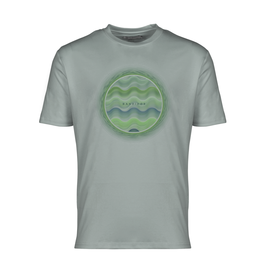 Dot Waves Bali Orb - Men's T-Shirt