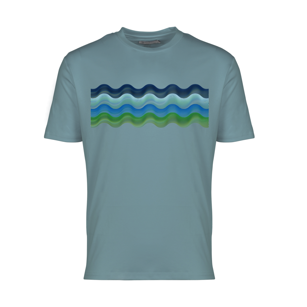 Dot Waves Hawaii Bar - Men's T-Shirt