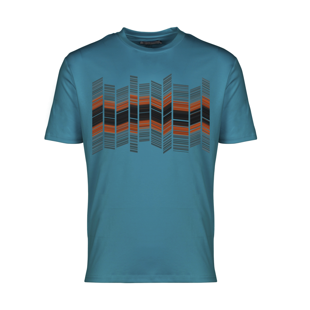 Gradient Teal - Men's T-Shirt