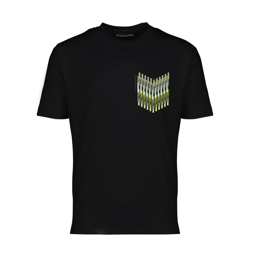 Line Zig Green Chevron - Men's T-shirt & Swim Short Set