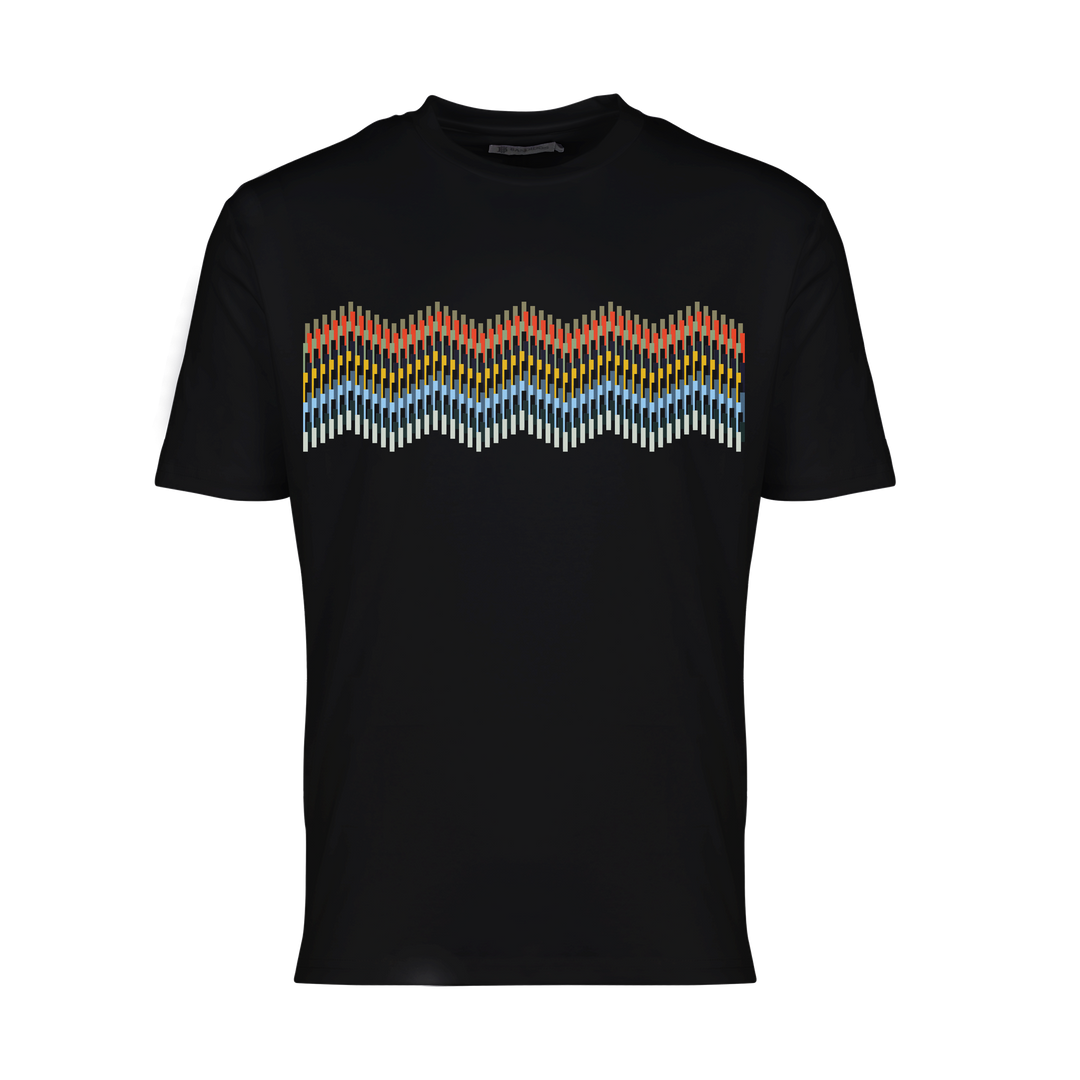 Line Zig Multi Bar - Men's T-Shirt