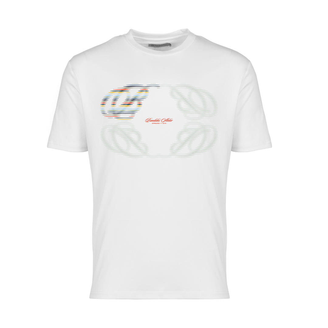 Line Zig Multi Halftone - Men's T-Shirt