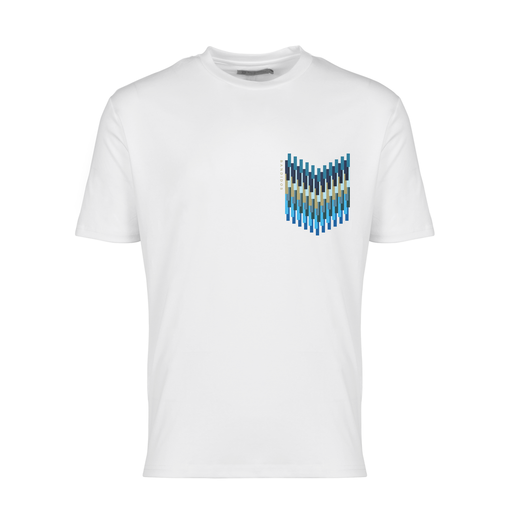 Line Zig Navy Chevron - Men's T-Shirt