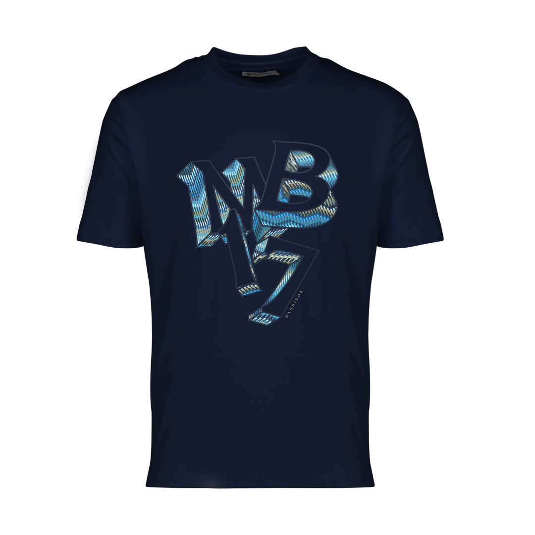 Line Zig Navy MB17 - Men's T-Shirt