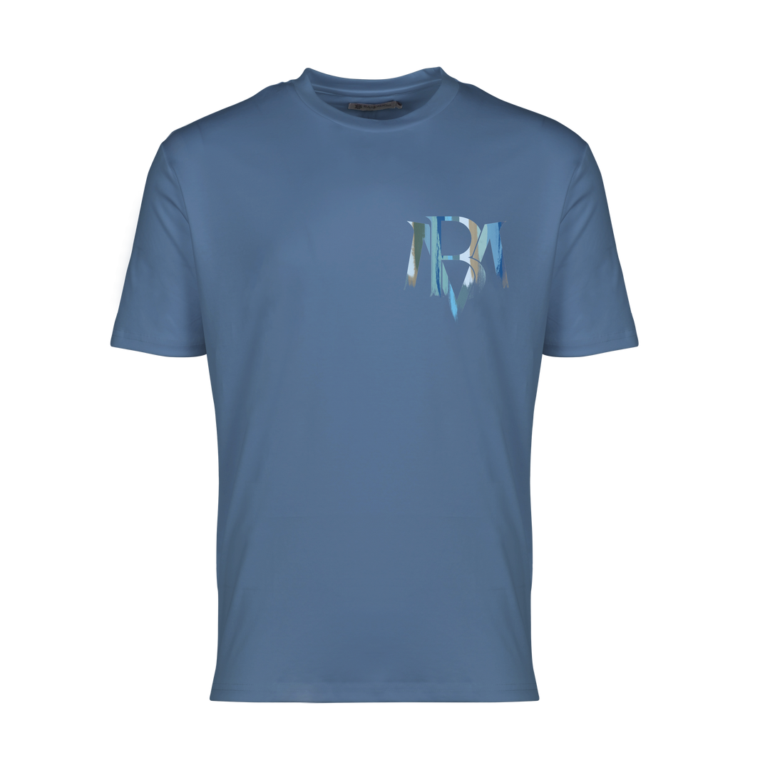 MB Paint Blue Small - Men's T-Shirt