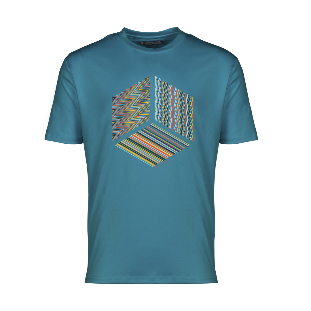 Multi Zig Multi Cube - Men's T-Shirt