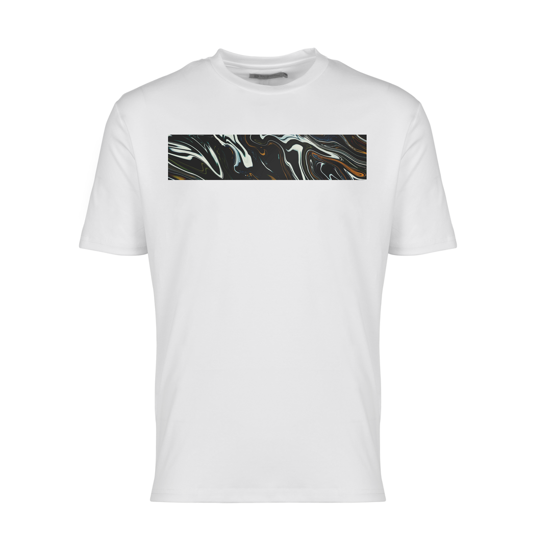 Oil Black Bar - Men's T-Shirt