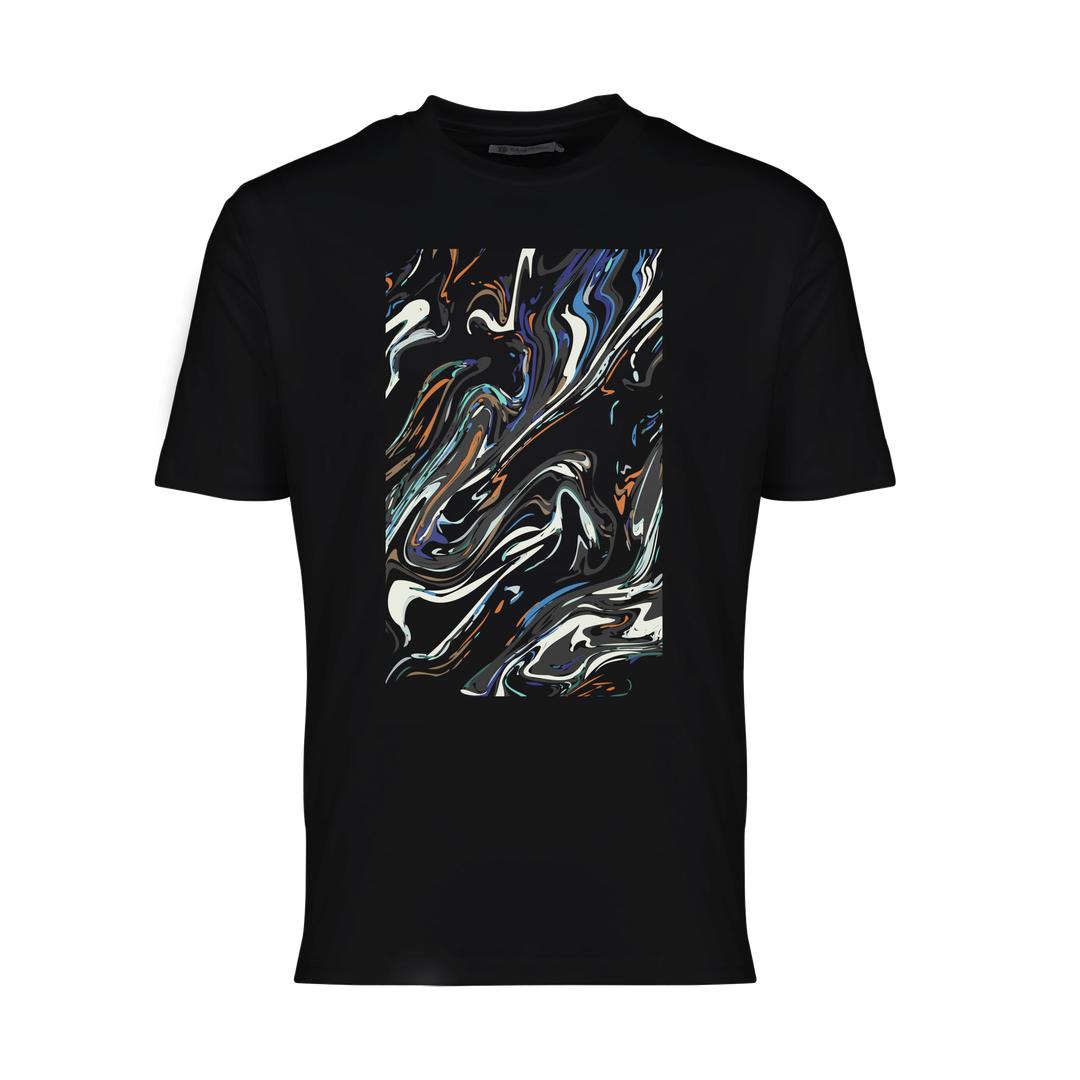 Oil Black Frame - Men's T-Shirt