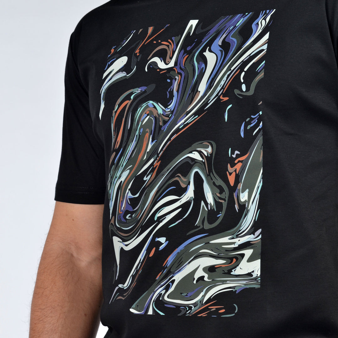 Oil Black Frame - Men's T-Shirt