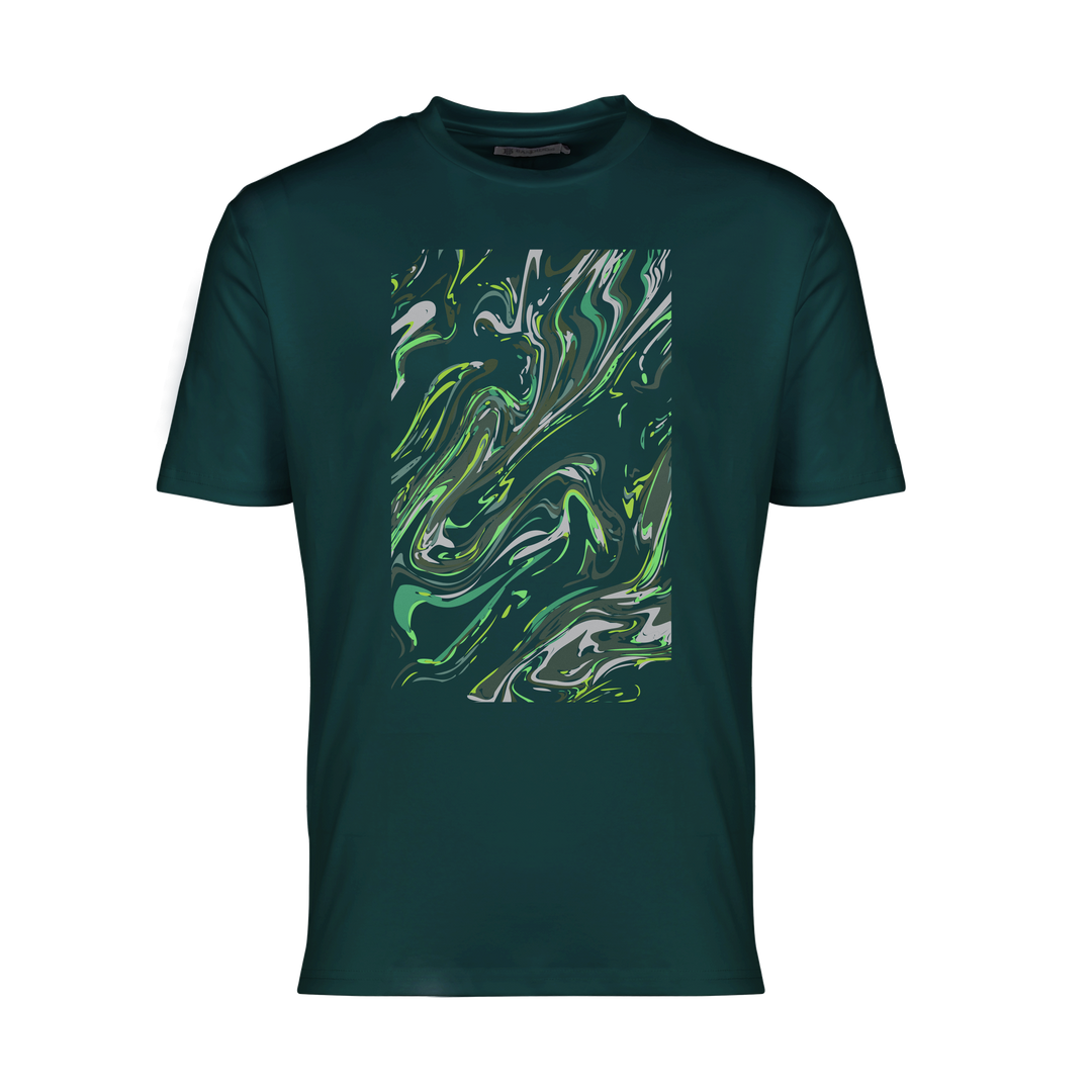 Oil Green Frame - Men's T-Shirt