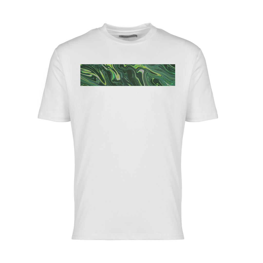 Oil Green Bar - Men's T-Shirt