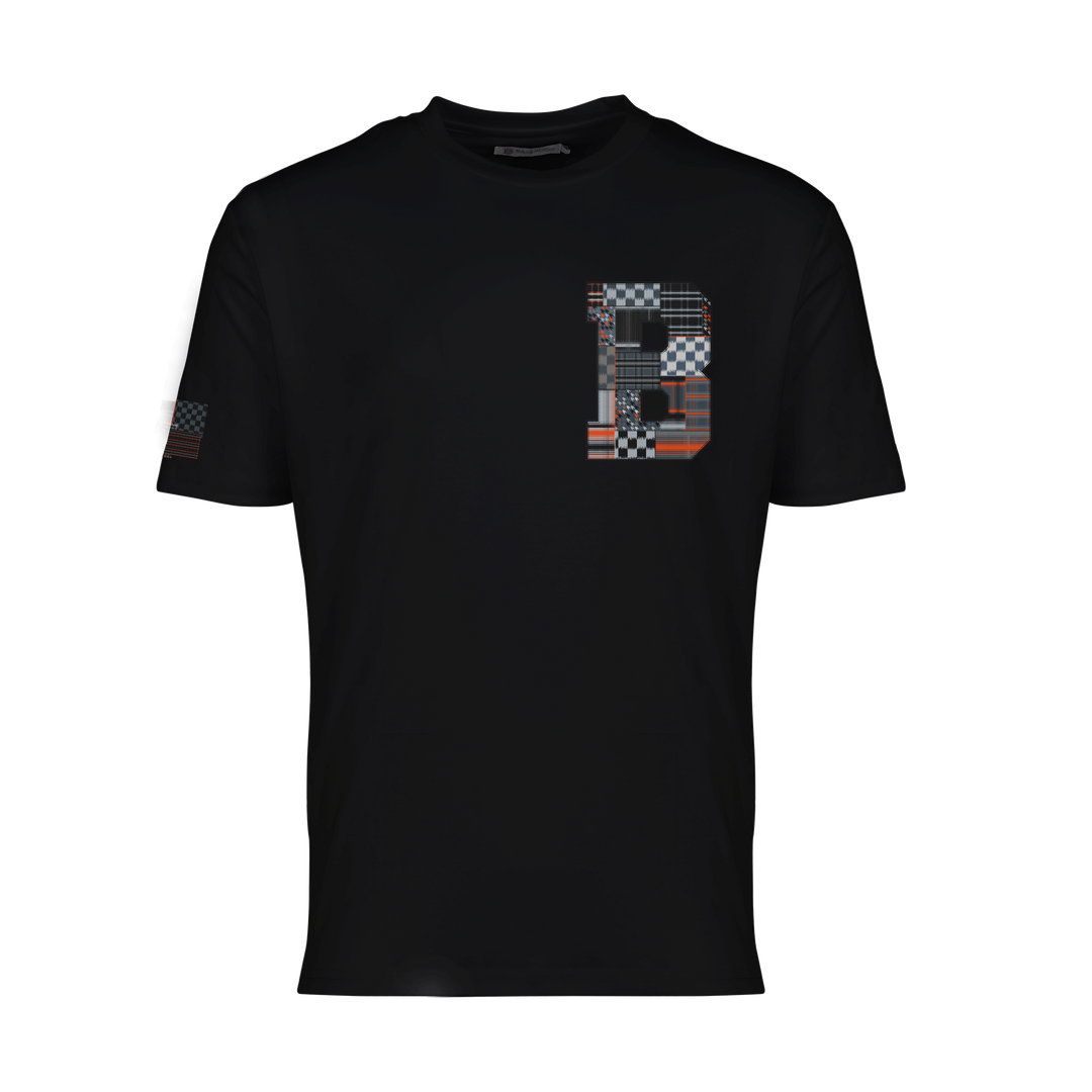 Patch B Black - Men's T-Shirt