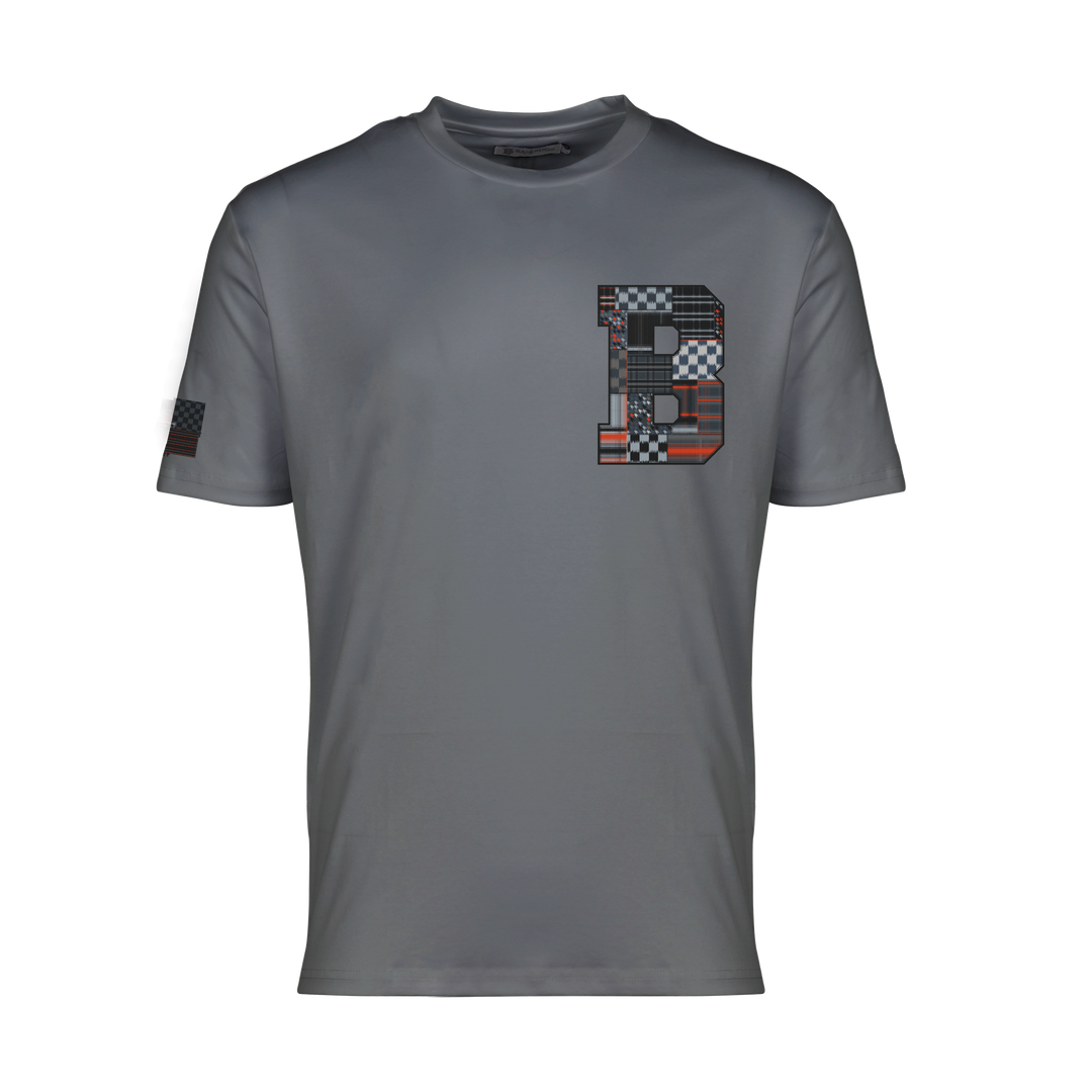 Patch B Black - Men's T-Shirt
