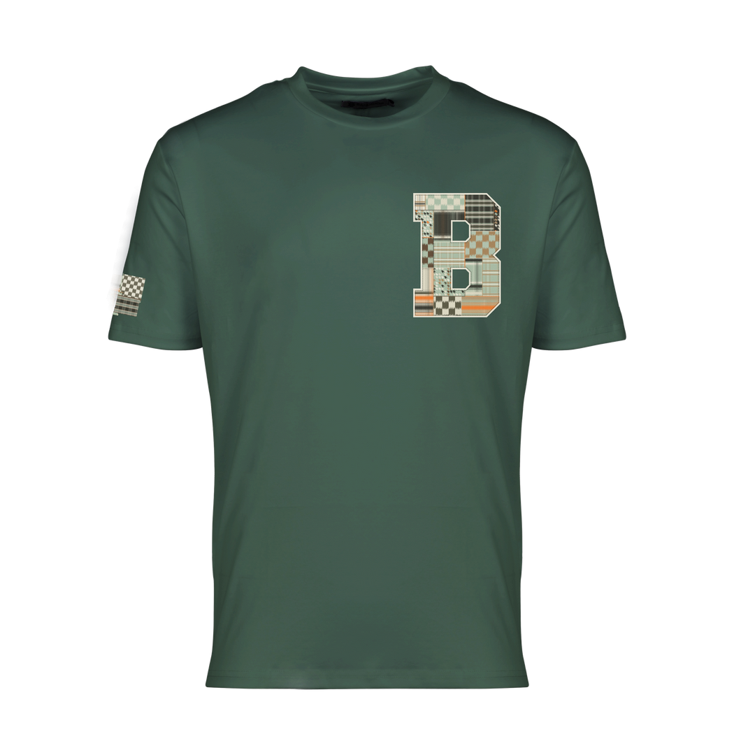 Patch B Green - Men's T-Shirt