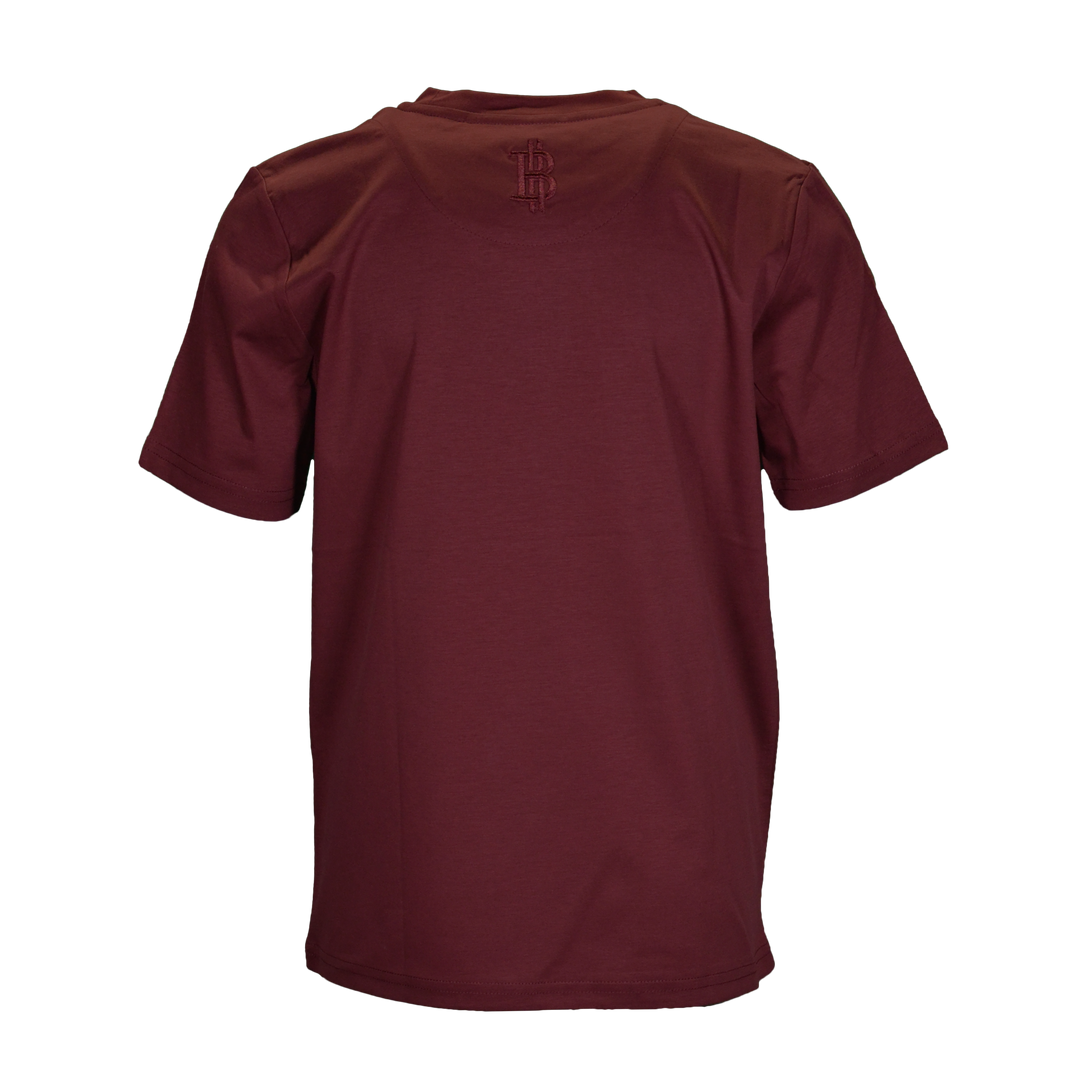 Crochet B Maroon - Kid's T-Shirt