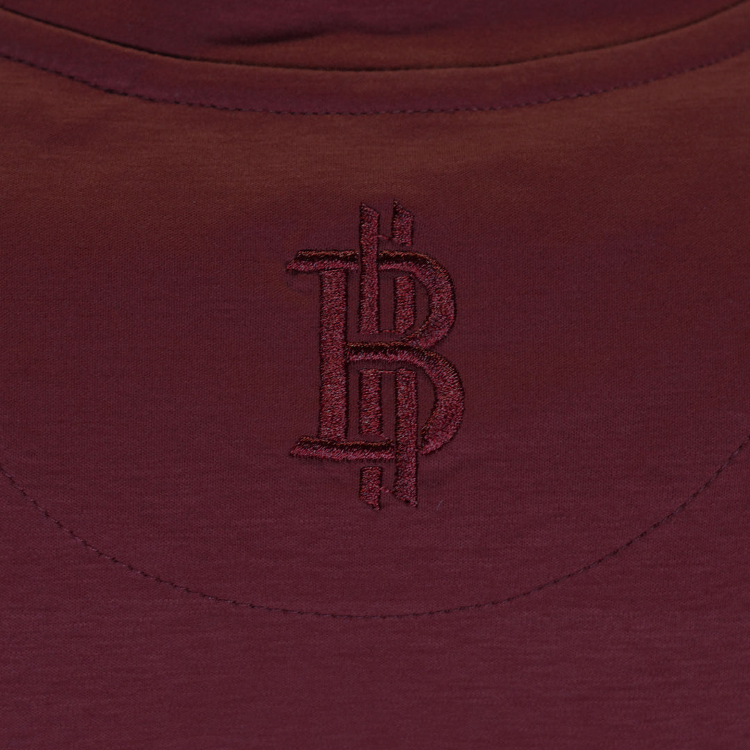 Crochet B Maroon - Kid's T-Shirt