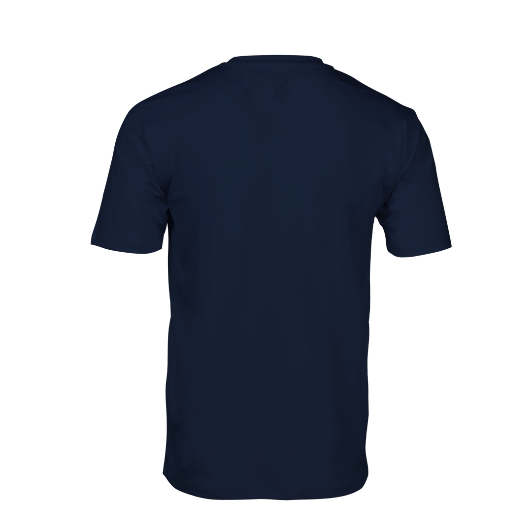 Multi Zig Navy Bar - Men's T-shirt & Swim Short Set
