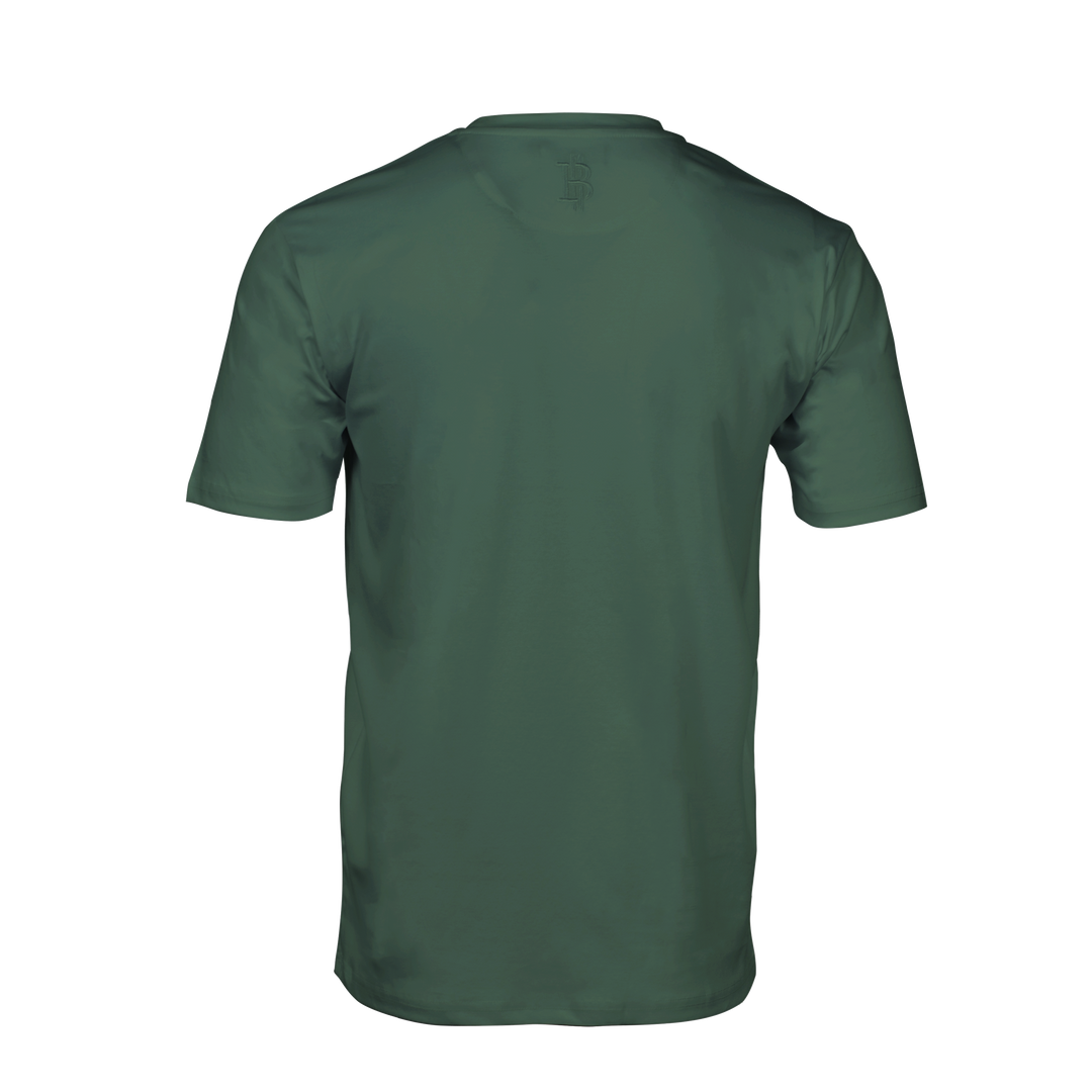 Line Zig Green Bar - Men's T-shirt & Swim Short Set