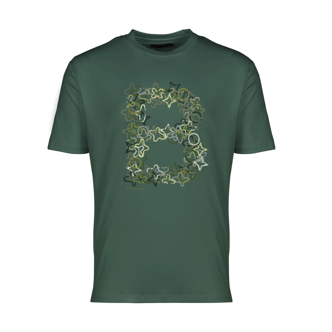 Quattro Green B - Men's T-shirt & Swim Short Set