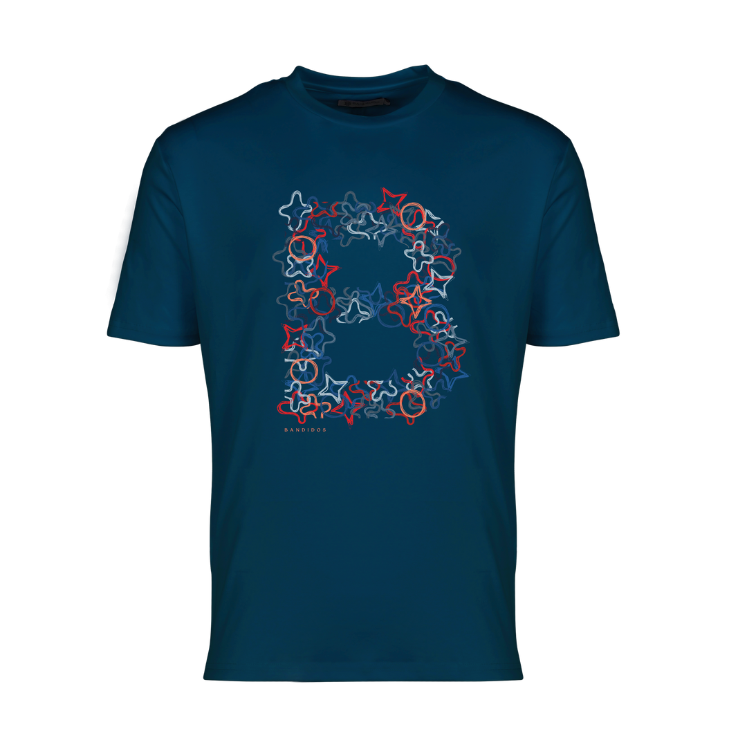 Quattro Red B - Men's T-shirt & Swim Short Set