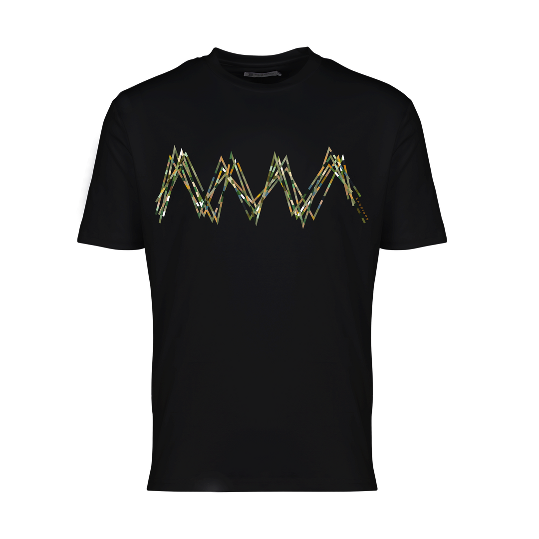 Scribble Zig Green - Men's T-Shirt