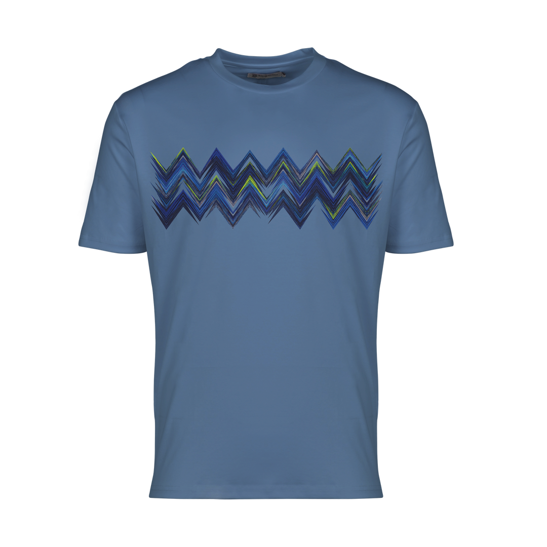 Space Zig Blue - Men's T-Shirt