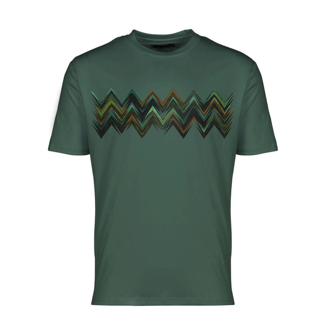 Space Zig Green - Men's T-Shirt