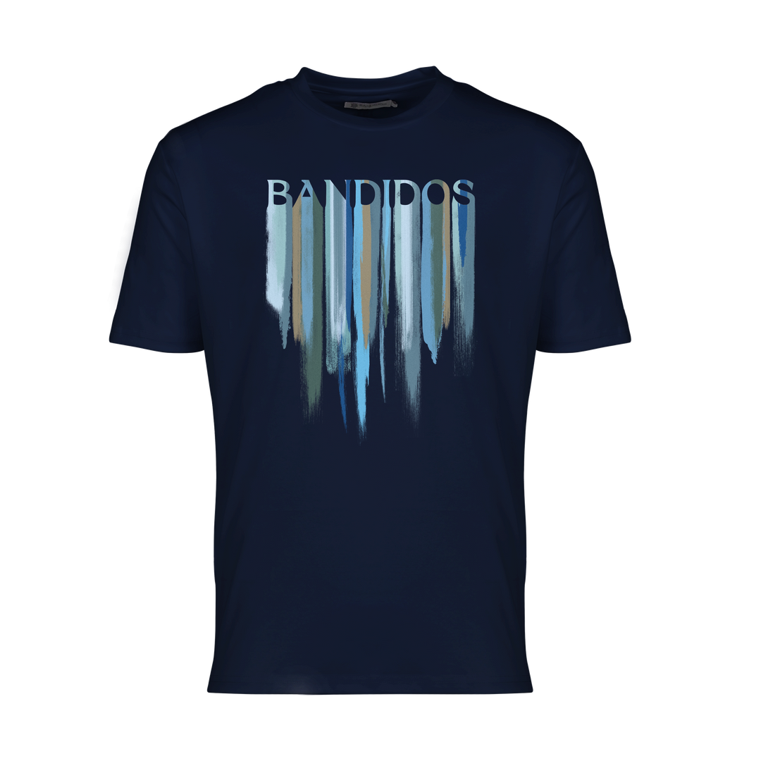 Bandidos Paint Blue Big - Men's T-Shirt