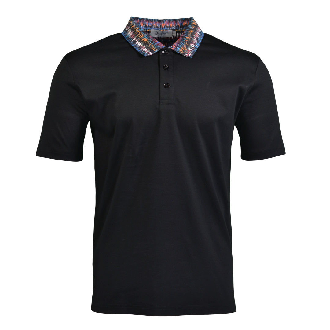 Frequency Autumn Pattern Collar - Men's Polo