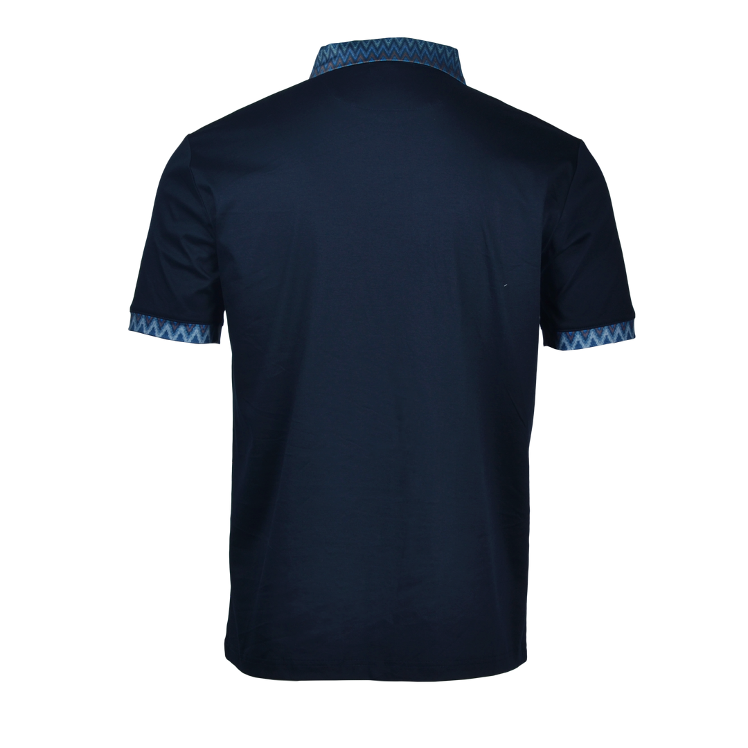 Sequin Zig Dubai Pattern Collar - Men's T-Shirt & Swim Short Set