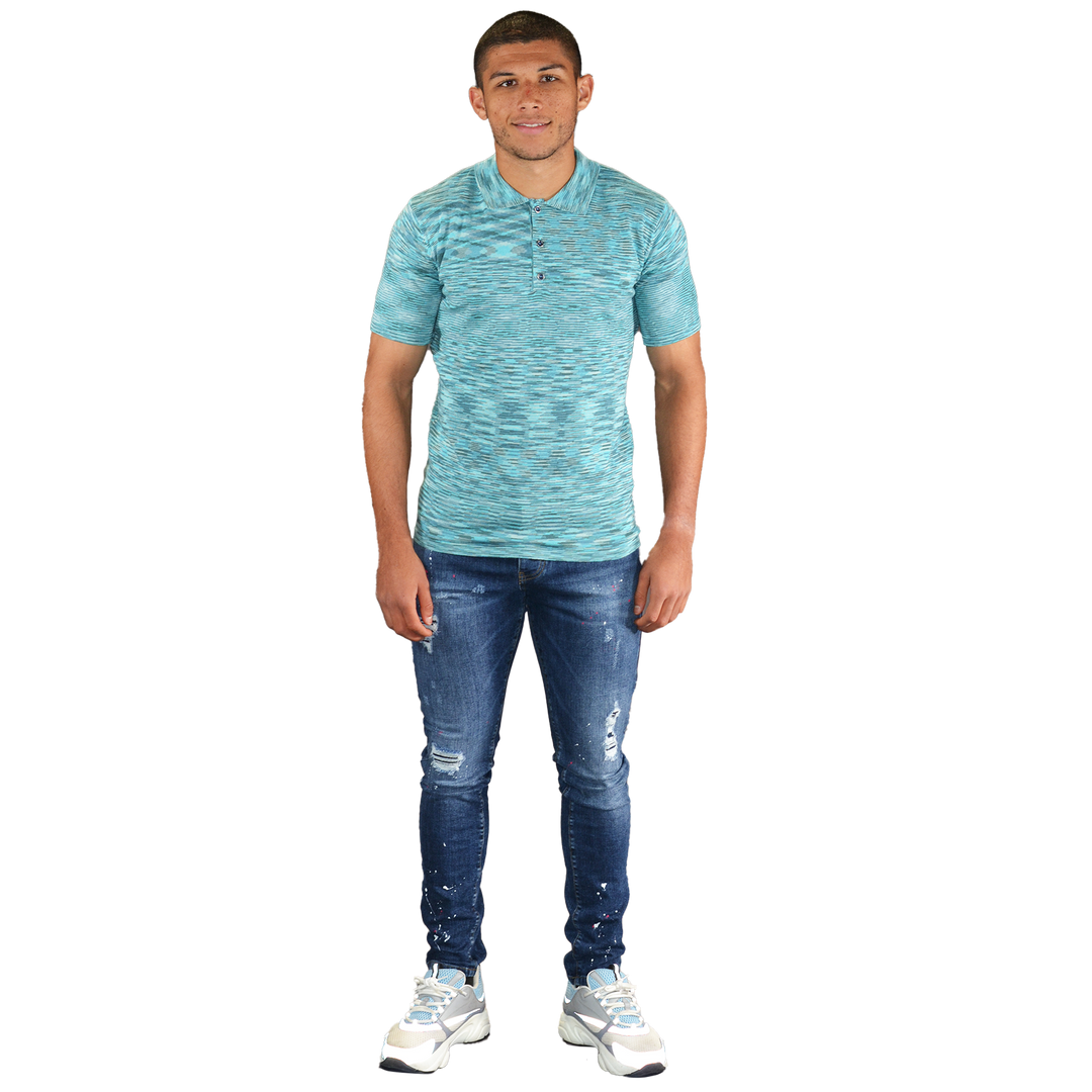 Men's Space-Dye Polo