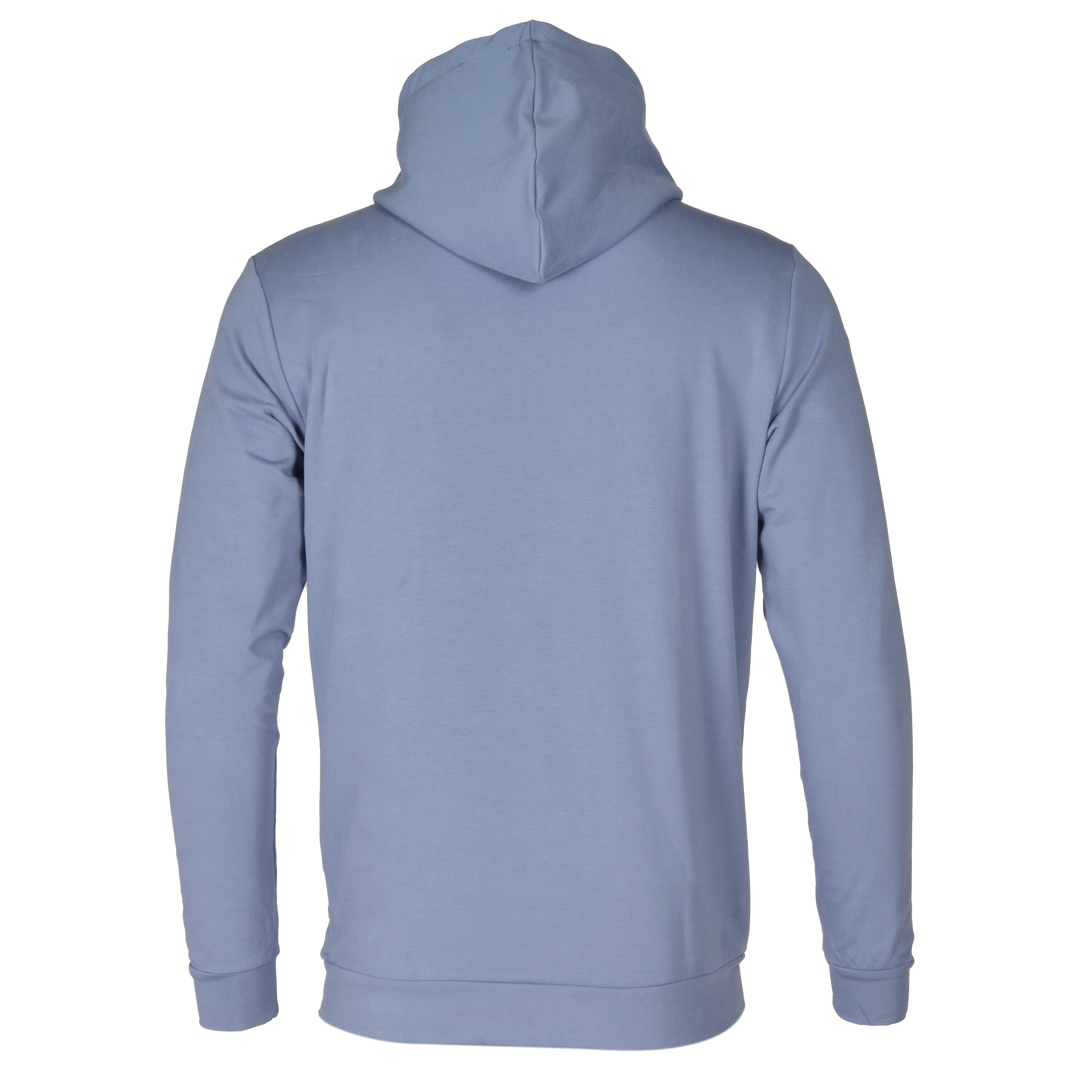 Men's Space-Dye Trim Cotton Hoodie