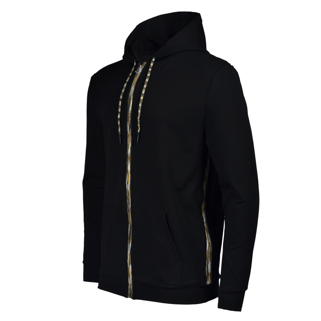 Men's Space-Dye Trim Zip Hoodie