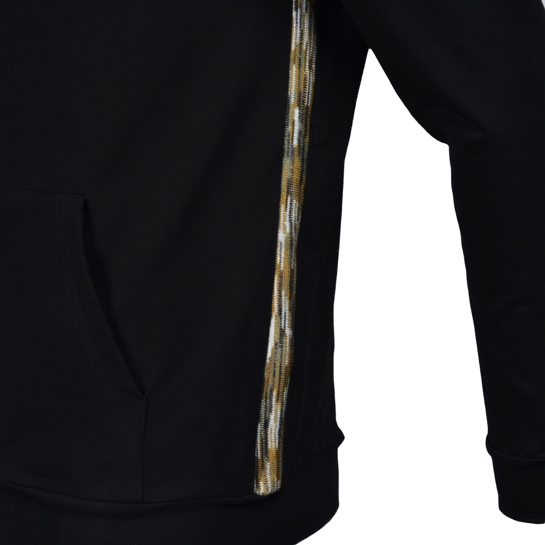 Men's Space-Dye Trim Zip Hoodie