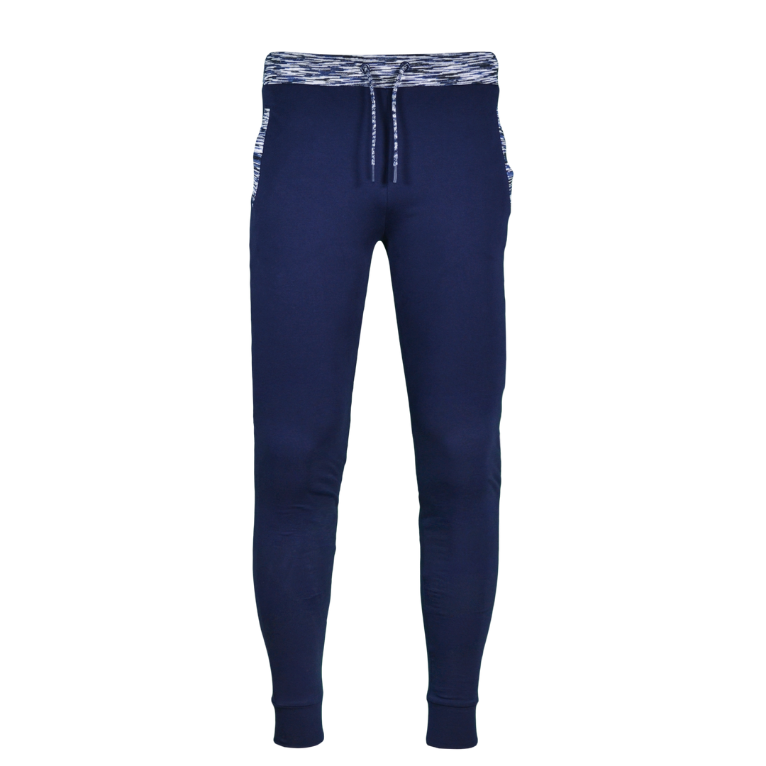 Men's Space-Dye Trim Cotton Joggers