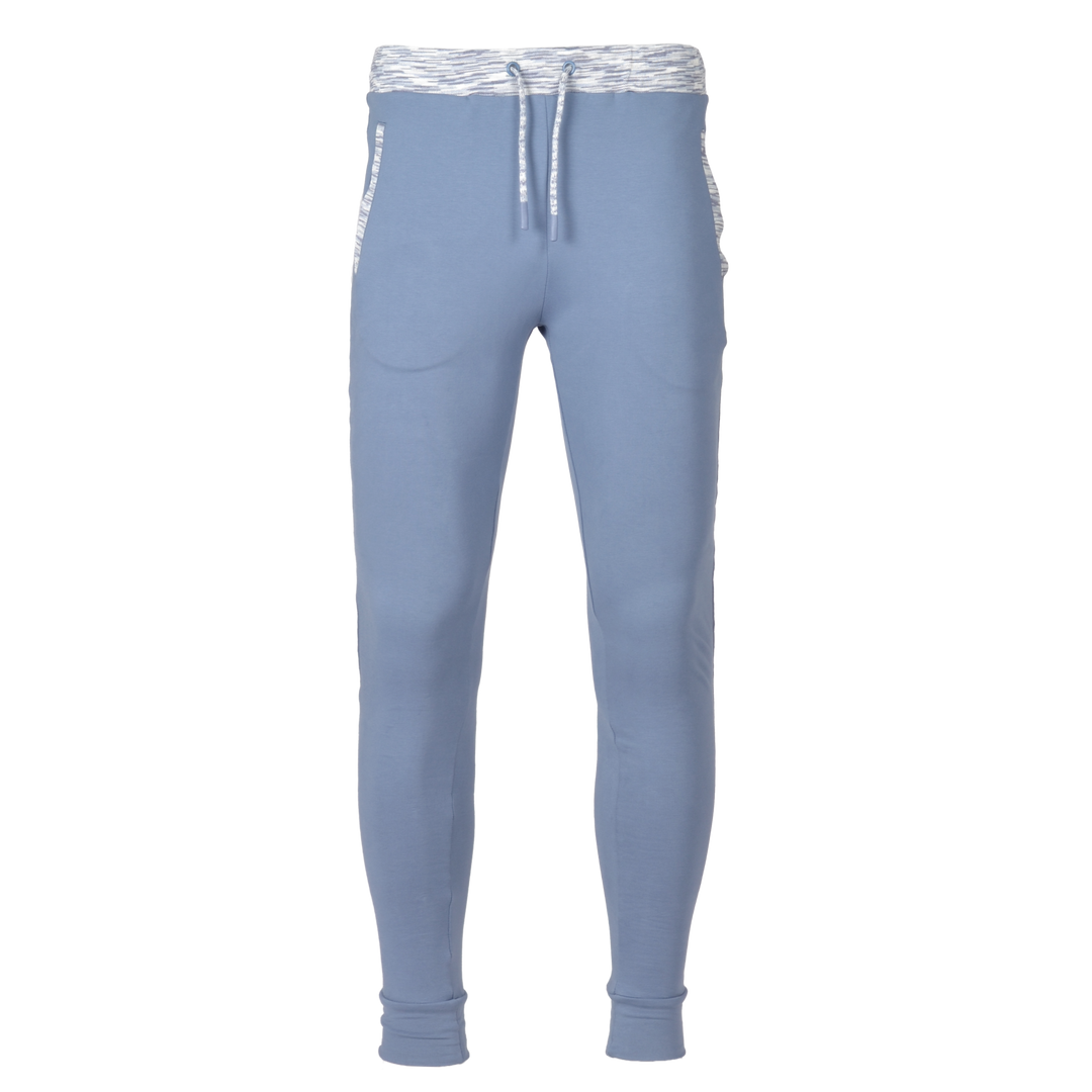 Men's Space-Dye Trim Cotton Joggers