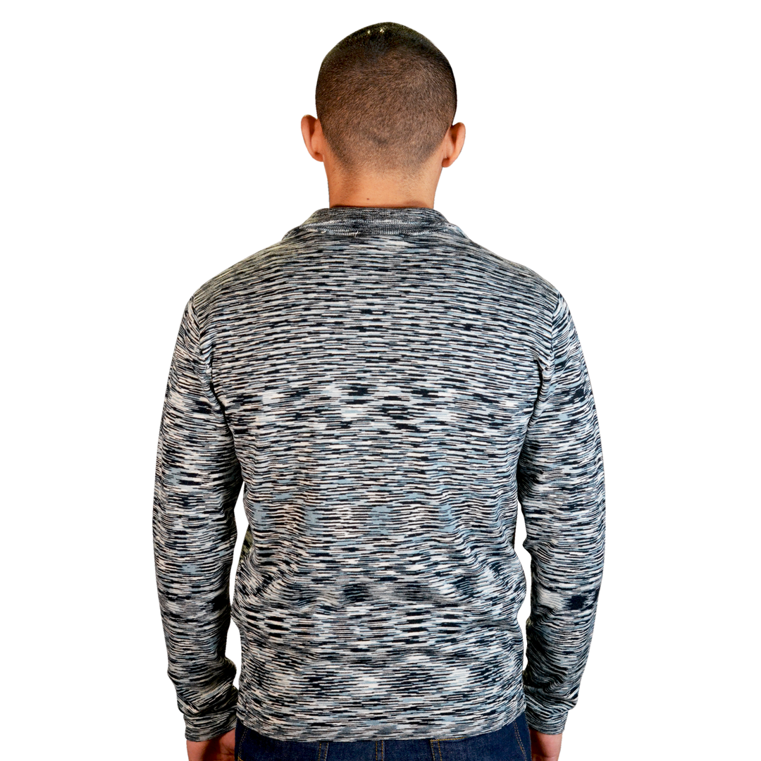 Men's Space-Dye Quarter-Zip