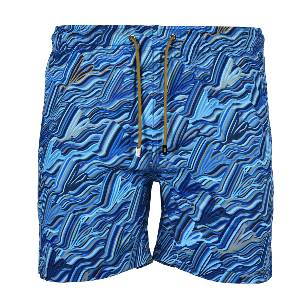 Autograph Navy Script - Men's T-shirt & Swim Short Set