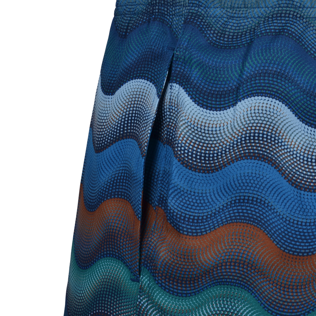 Dot Waves Dubai Orb - Kids T-Shirt & Swim Short Set