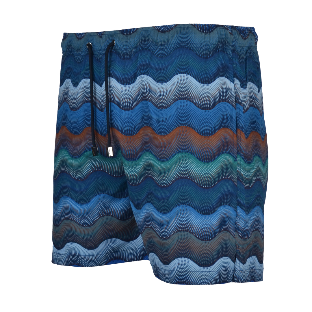 Dot Waves Dubai Bar - Men's T-Shirt & Swim Short Set