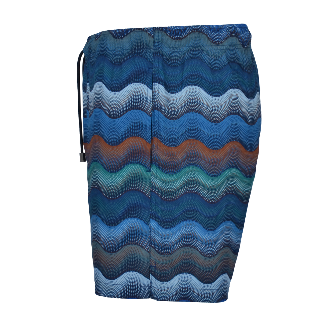 Dot Waves Dubai Bar - Men's T-Shirt & Swim Short Set