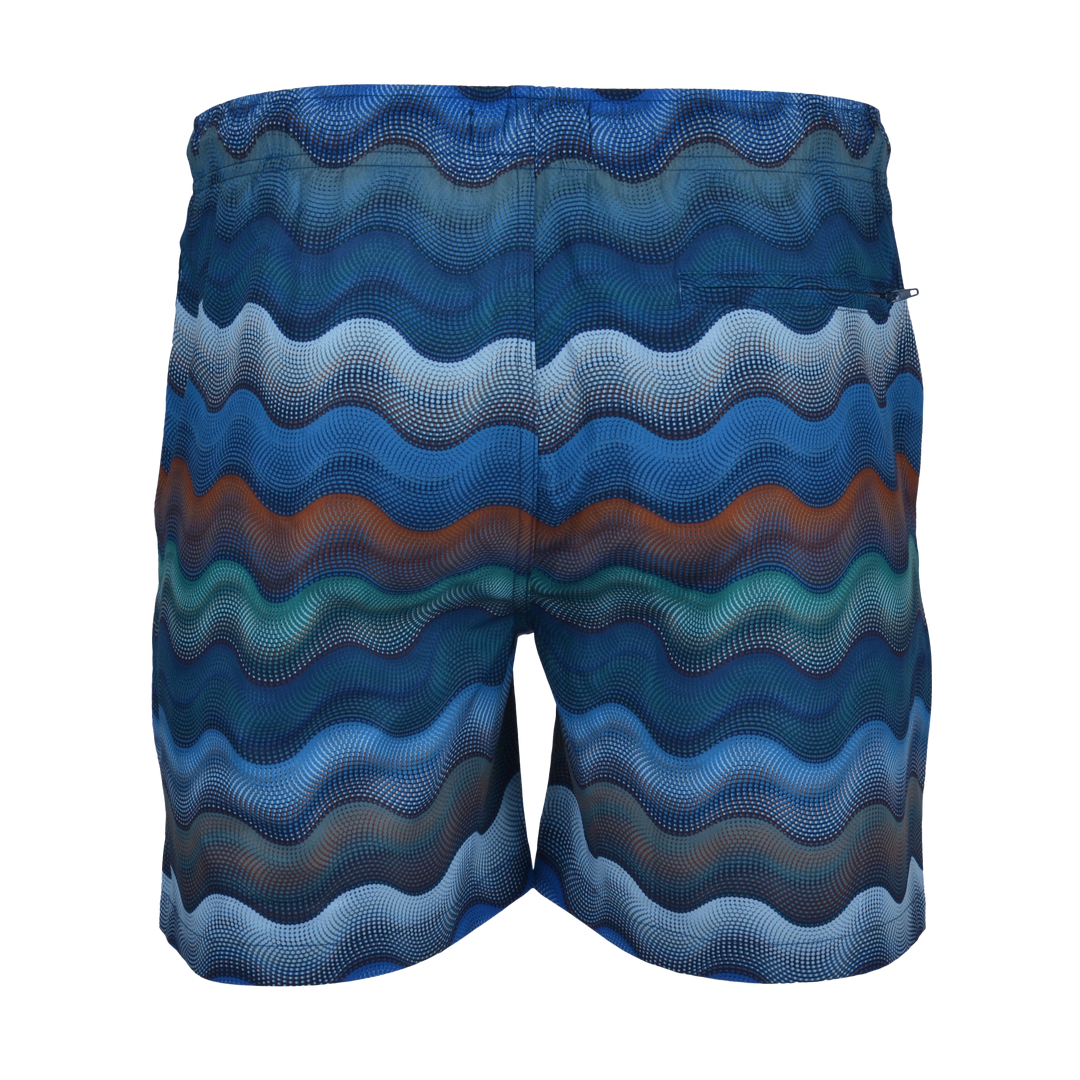 Dot Waves Dubai Bar - Men's T-Shirt & Swim Short Set